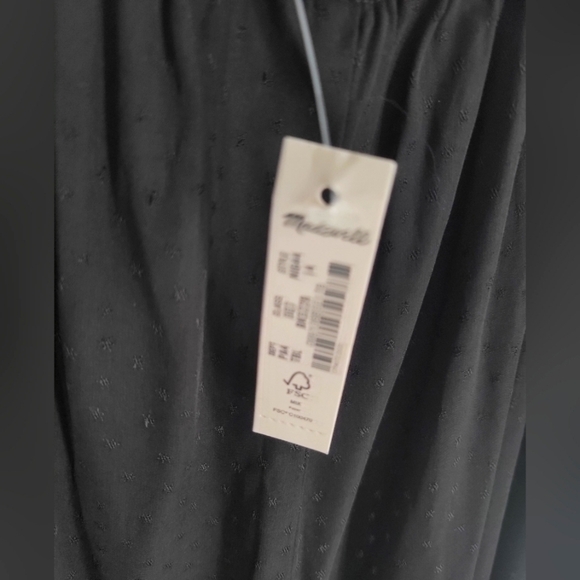 Madewell black size 14W Lucie Tie-Back Long-Sleeve pants Jumpsuit romper in Star - Picture 3 of 6